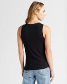 Black $|& SEAS Boat Neck Tank - SOF Back