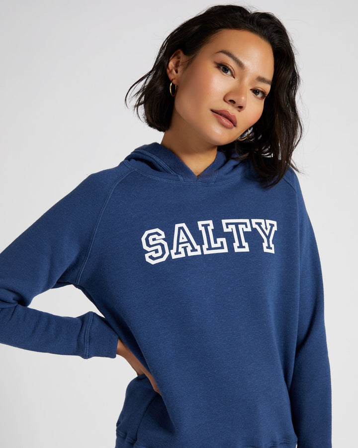 Navy $|& 78&SUNNY Salty Graphic Hoodie - SOF Detail