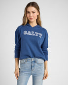 Navy $|& SEAS Salty Graphic Hoodie - SOF Front