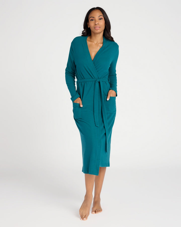 Spruced Up $|& 78&SUNNY Hacci Lounge Robe - SOF Front