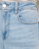 Light Wash Blue $|& SEAS Joni Wide Leg Jeans - SOF Full Front