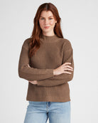 Cocoa $|& SEAS Coastal Funnel Neck Sweater - SOF Front