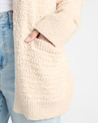 Cocoa $|& SEAS Serene Cardigan - SOF Detail