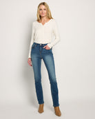 Dark Wash Blue $|& SEAS Mariah Bootcut Jeans - UGC On Fig
