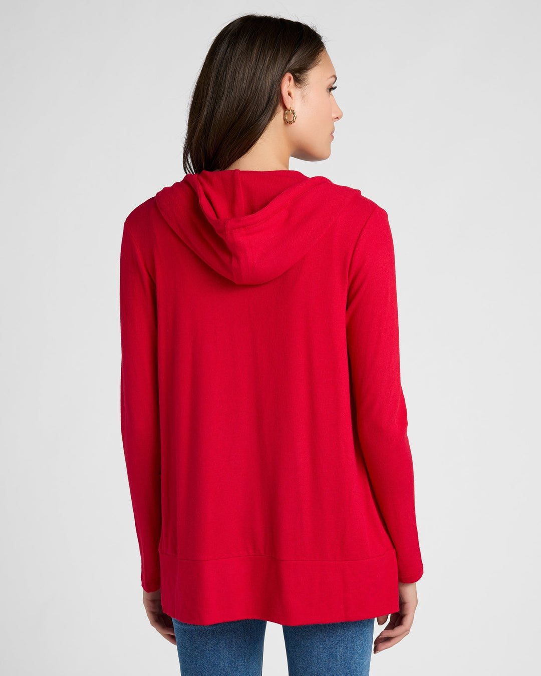 Chili Pepper $|& 78&SUNNY Laguna Hooded Cardigan - SOF Back