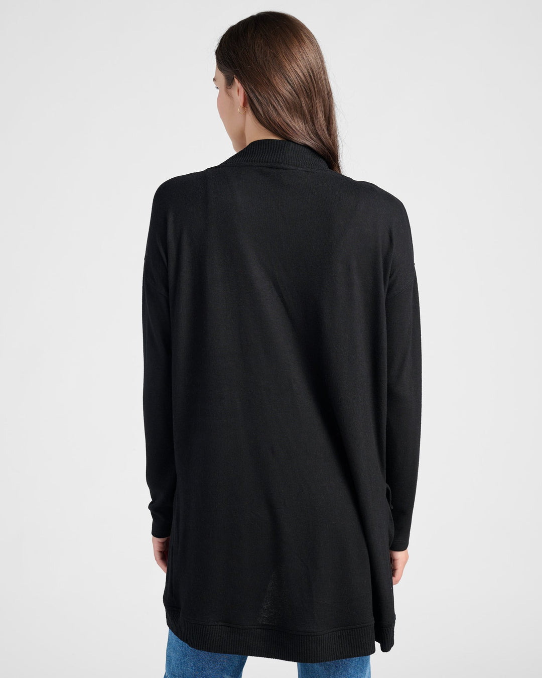 Black $|& 78&SUNNY Cocoon Cardigan - SOF Back