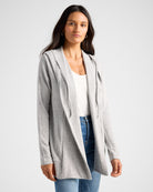 Heather Grey $|& SEAS Over The Falls Cardigan - SOF Front