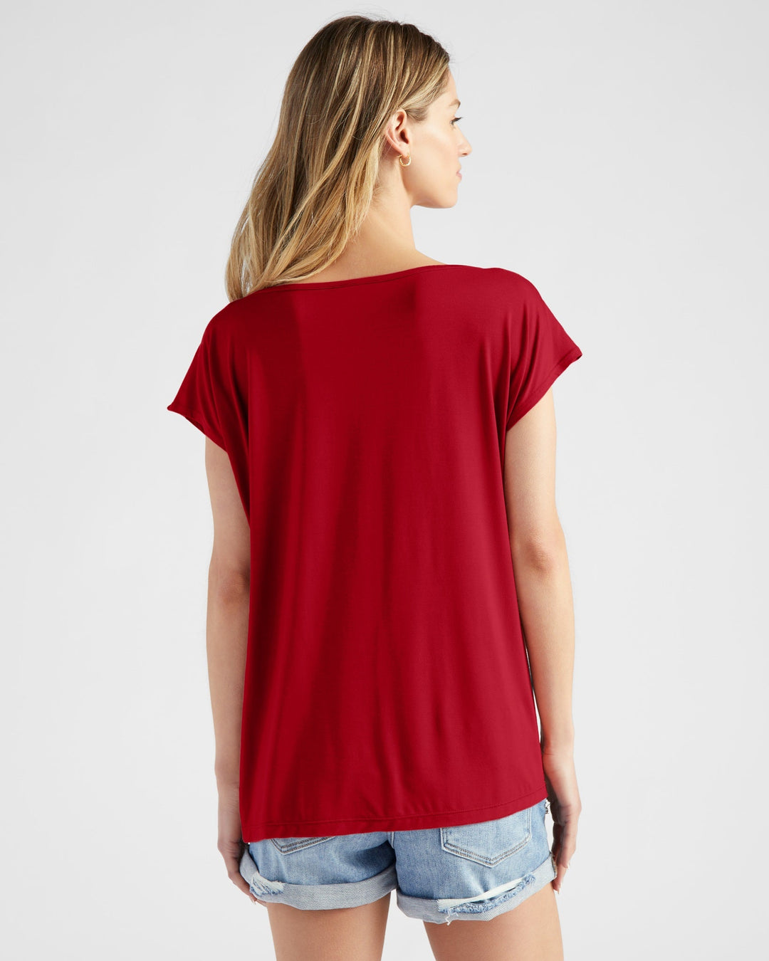 Chili Pepper $|& 78&SUNNY Brentwood Boat Neck Top - SOF Back