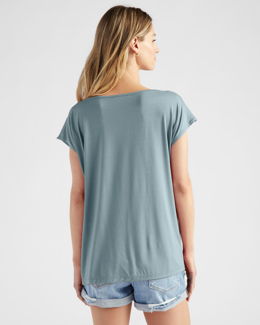 Goblin Blue $|& 78&SUNNY Brentwood Boat Neck Top - SOF Back