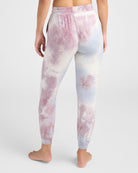 Icy Mauve $|& SEAS Tie Dye Sweater Knit Jogger - SOF Back