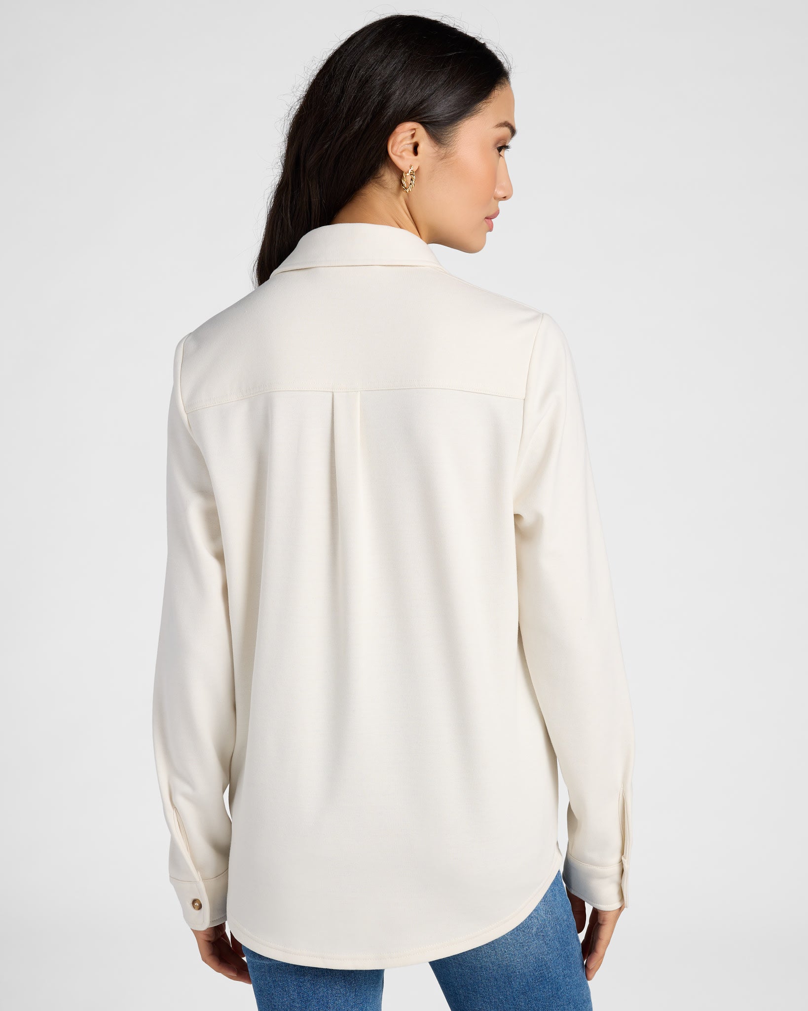 Cream $|& SEAS Coastline Button Down Solid - SOF Back