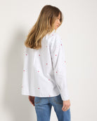 White Heart $|& SEAS Jetty Button Up Shirt - SOF Back