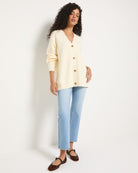 Cream $|& SEAS Lovely Classic Cardigan - UGC On Fig