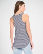 Mariner Midnight $|& SEAS Surfside Stripe Scoop Tank - SOF Back