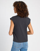 Faded Black $|& SEAS Tides Winged Muscle Tank - SOF Back