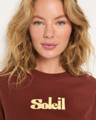 Cinnamon $|& SEAS Soleil Current Relaxed Graphic Tee - SOF Full Front