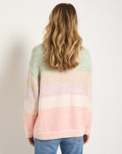 Beachy Blush Ombre $|& SEAS Sailfin Ombre Cardigan - SOF Back