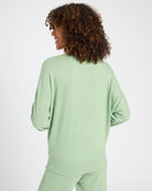 Soft Sage $|& SEAS Rest Easy Dolman Sleeve Hacci Top - SOF Back