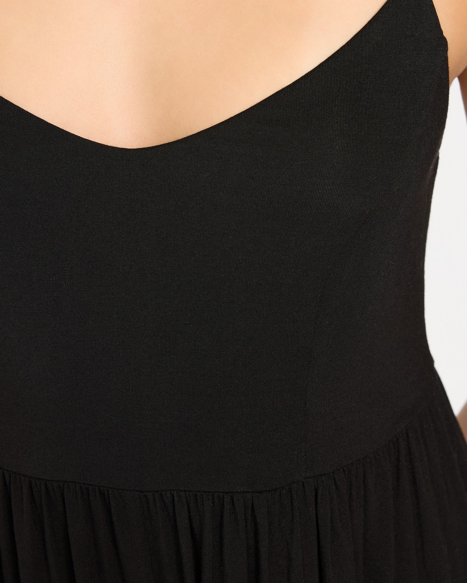 Black $|& SEAS High Tide Jumpsuit - SOF Full Front