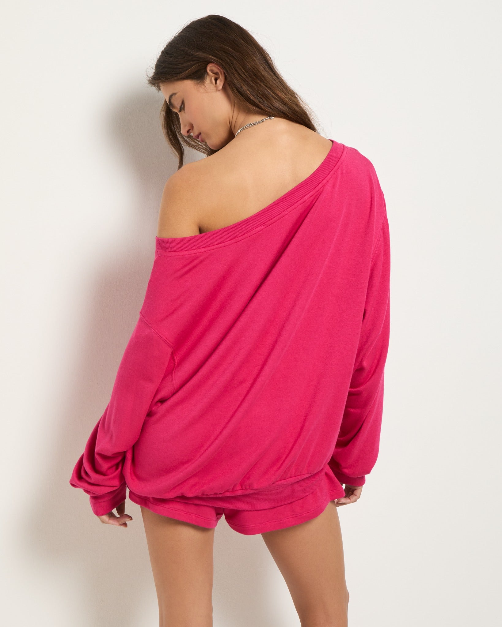 Brooksville One Shoulder Sweatshirt | Seventy Eight and Sunny