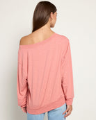 Sun Kissed $|& SEAS Brooksville Slub Off The Shoulder Top - SOF Back