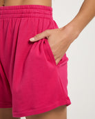 Magenta $|& SEAS Beachdaze Fleece Short - SOF Full Front
