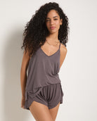 Charcoal $|& SEAS Flirty Sleep Set - SOF Full Front