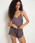 Charcoal $|& SEAS Flirty Sleep Set - SOF Front