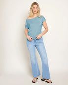 Wave $|& SEAS Edgewater Off The Shoulder Tee - UGC On Fig