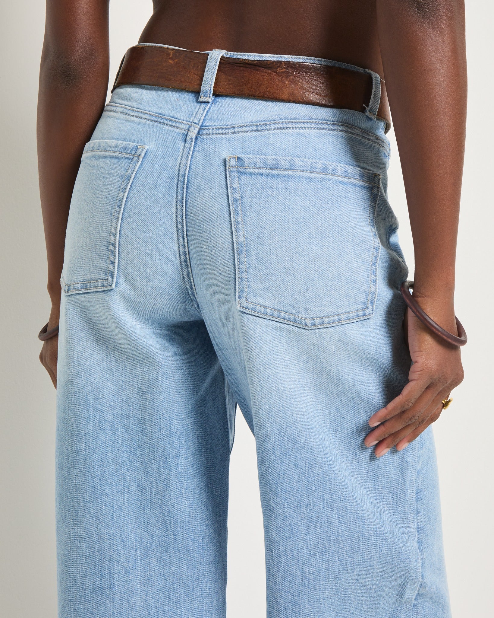 Lakeside $|& SEAS Saltwater Wide Leg Jean - VOF Front