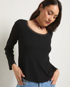 Black $|& SEAS Total Eclipse Top - SOF Front
