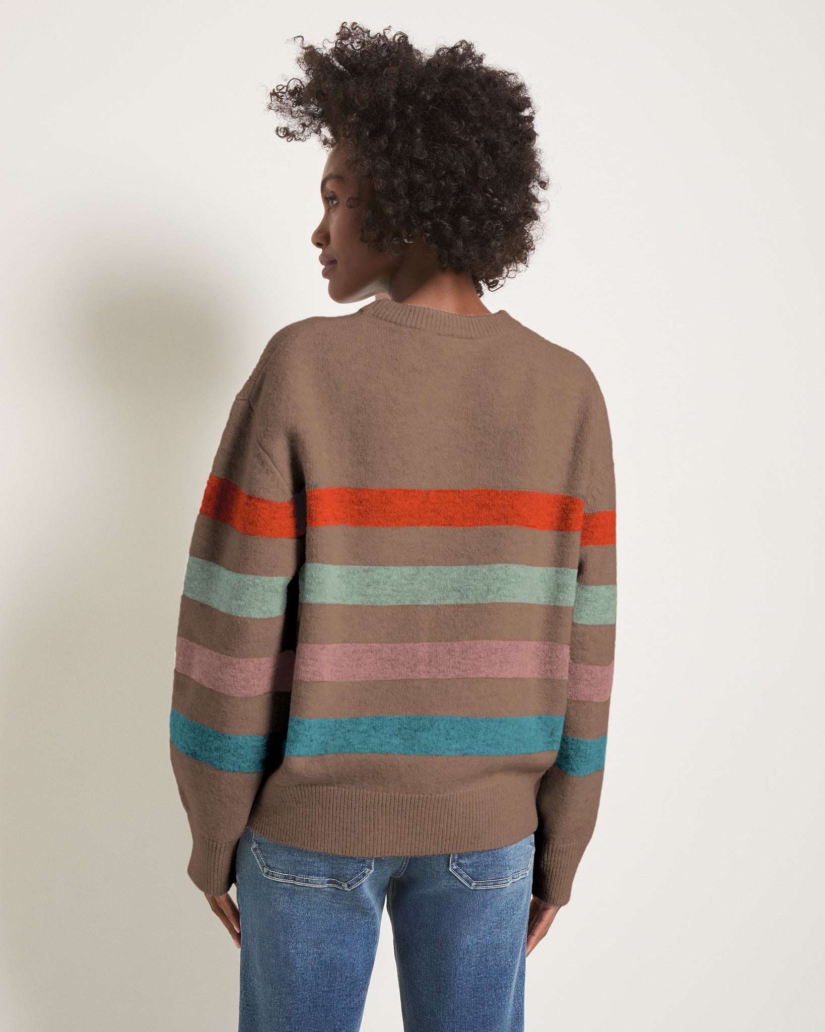 Heather Dune $|& SEAS Harbor Haven Striped Sweater - SOF Back
