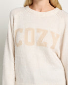 Heather Cream $|& SEAS Cozy Sweater - SOF Full Front