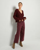 Black Cherry $|& SEAS Easy to Love Cardigan - UGC On Fig