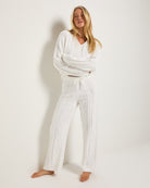 White $|& SEAS Dreamcatcher Chenille Pant - UGC On Fig