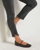 Grey Mist $|& SEAS Mariposa Frayed Step Hem Skinny Jean - SOF Full Front