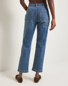 Swell Blue $|& SEAS Scenic Route Slim Cropped Jean - SOF Back