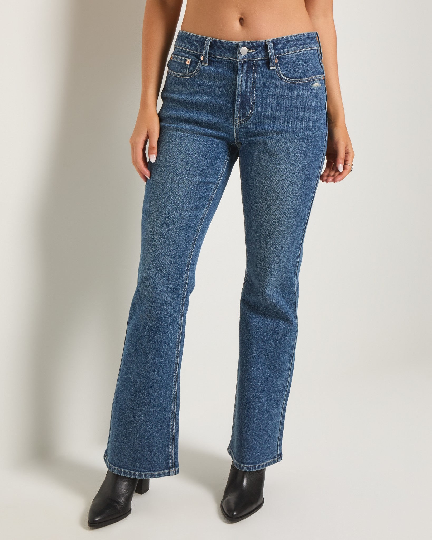 Low Tide Blue $|& SEAS Skyline Bootcut Jean - SOF Front