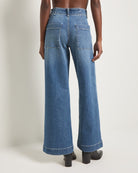 Swell Blue $|& SEAS Pismo Wide Leg Jean - SOF Back