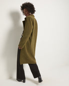 Olive Branch $|& SEAS Samantha Sherpa Coatigan - VOF Front