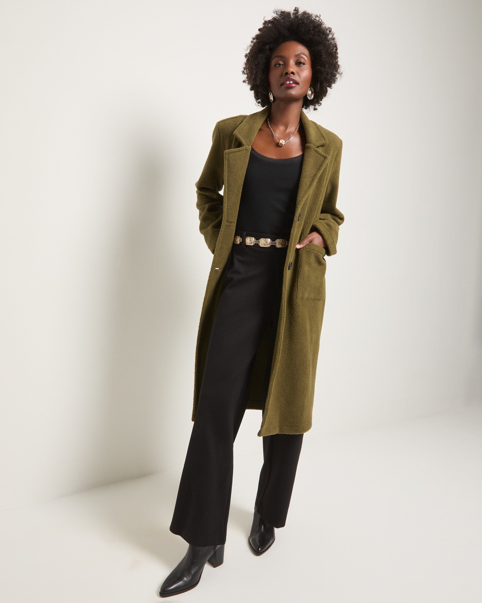 Olive Branch $|& SEAS Samantha Sherpa Coatigan - UGC On Fig