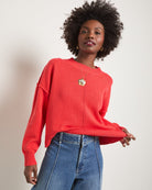 Dune $|& SEAS Melody Reverse Seam Sweater - VOF Front