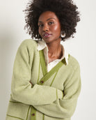 Olive Branch $|& SEAS Wanderlust Cardigan - VOF Front