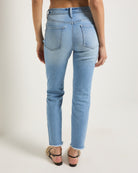 Lakeside $|& SEAS Mariposa Frayed Step Hem Skinny Jean - SOF Back