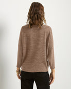 Heather Sandbar $|& SEAS Highland Dolman Long Sleeve Top - SOF Back