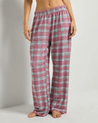 Fireside Tartan Cherry Plaid $|& SEAS Cat Nap Pant - SOF Front