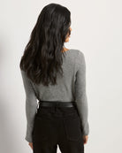 Heather Grey $|& SEAS Eden Boat Neck Top - SOF Back