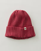 Washed Red $|& SEAS SEAS Acid Wash Beanie - Hanger Detail